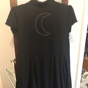 Killstar XXL Dress with Crescent Moon detail